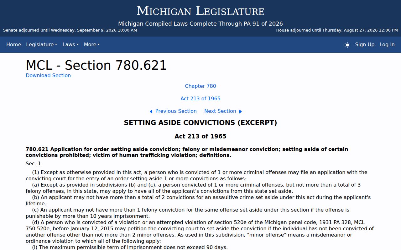 Iosco County court case records reference for sealing and restricted access